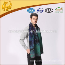 custom design available sample casual mens brushed silk scarf